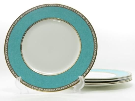 ウェッジウッド プレート□ユーランダーパウダー ターコイズ ディナー